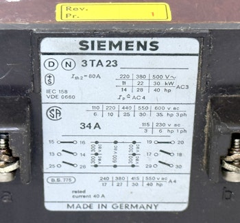 Siemens 3TA23 Kontaktor