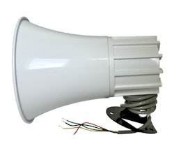 Elektronische Sirene 7-Sterne-Powerhorn 10 W TK-2012. 6-12 V DC