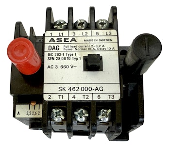 ASEA DAG SK 462000-AG Motorskydds brytare