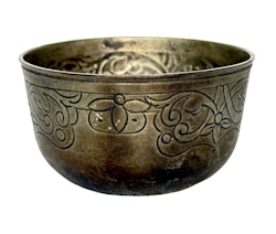 Tumlare, Silver, Graverad dekor med blommor, 1700-tal