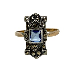 RING, silver och guld 18K, 1930-tal