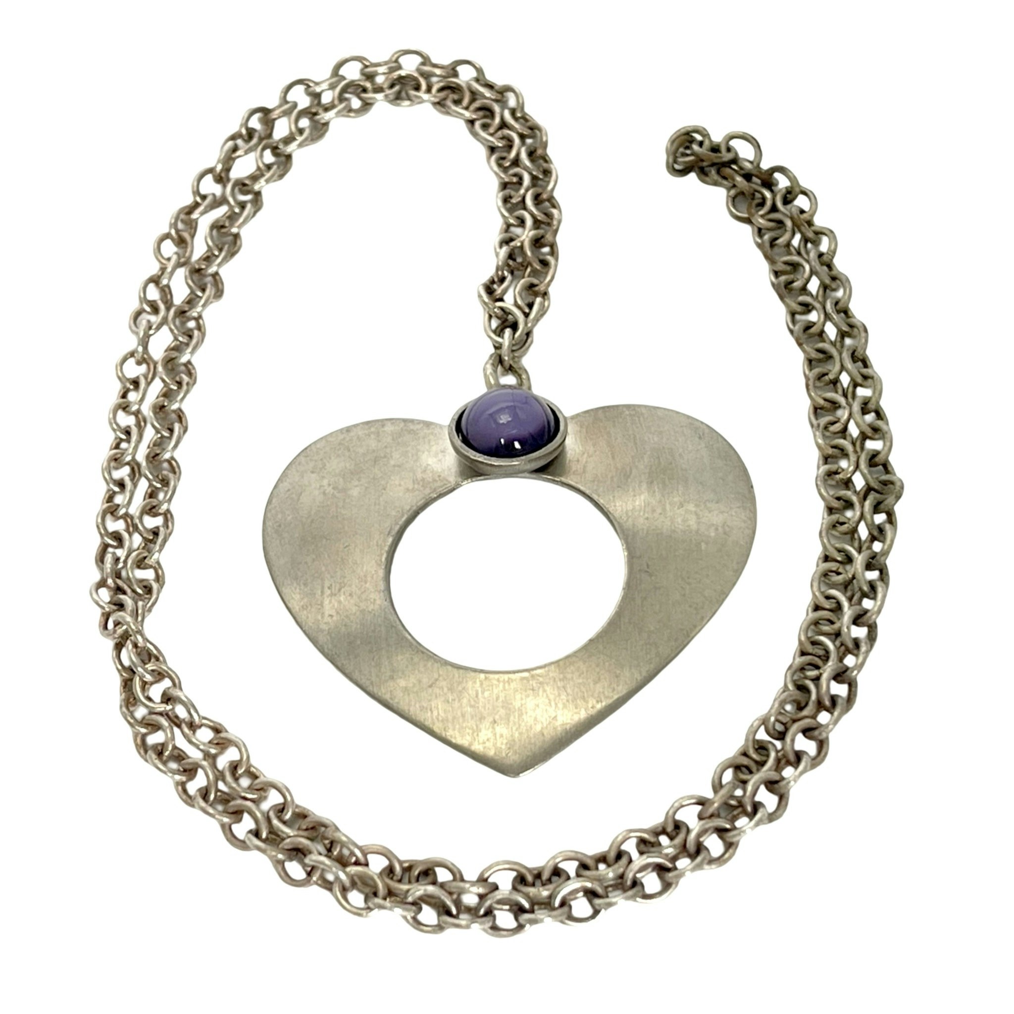 Vintage, Halsband med hänge i tenn, Danmark