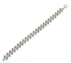 Bracelet Bismarck vintage en argent, Danemark