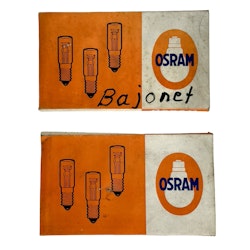 40 st, OSRAM Bajonett 220V 75233 HL VZA Glimmlampor-Glödlampor