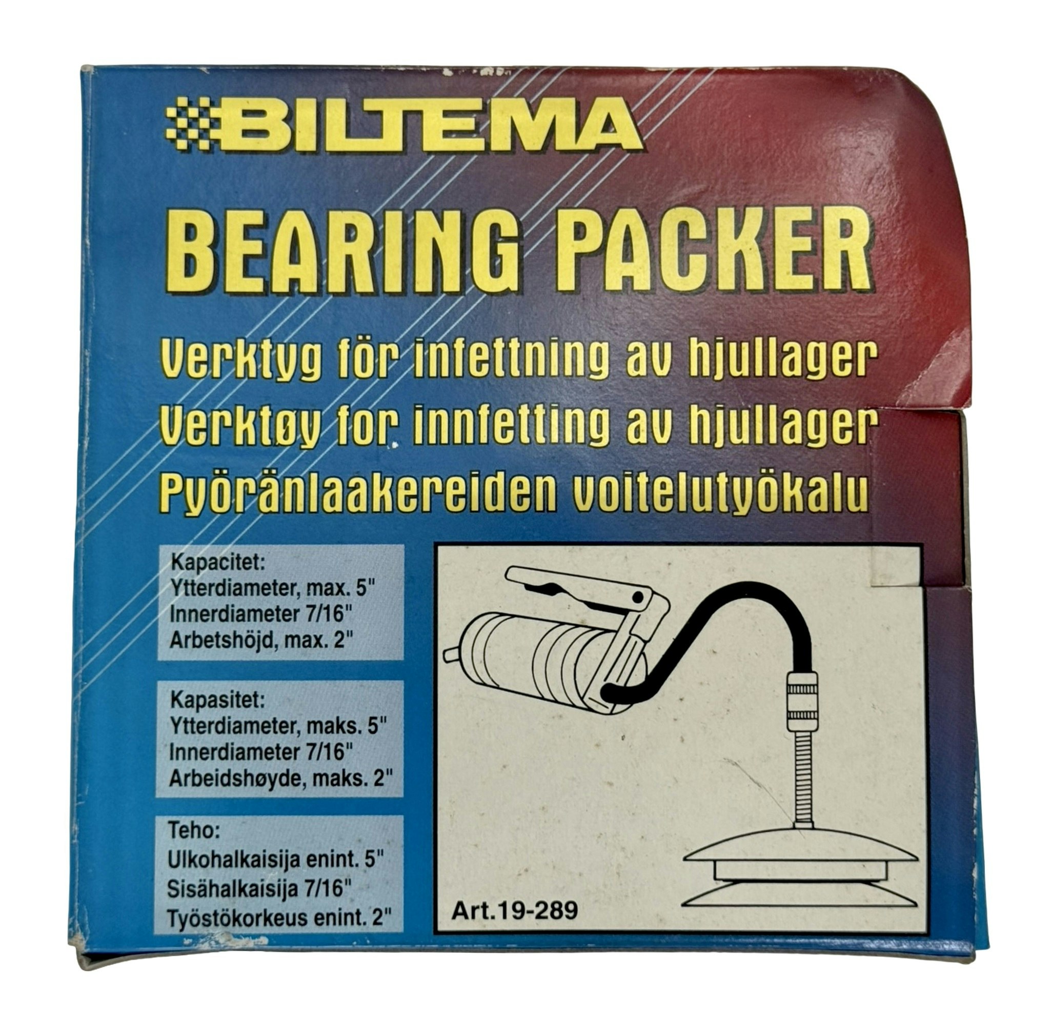 Bearing Packer B56, Biltema Lisle lagerpackare