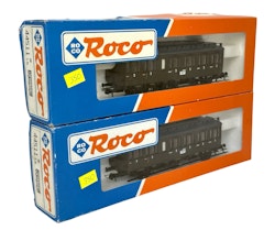 2 pezzi, Roco 44511 scala HO, DR Carrozze fumatori e non fumatori