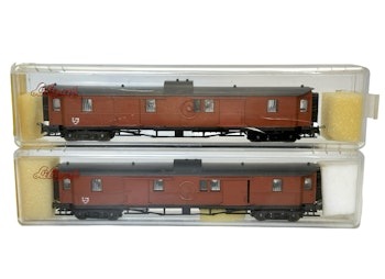 2 kpl, Liliput 294 80 HO vaaka, SJ vaunut
