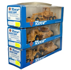 3 st, Roco Caterpillar, HO skala 1:87 1403, 1404, 1405