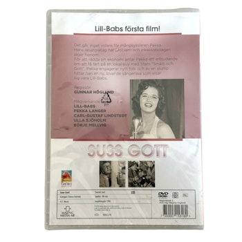 Suss Gott (1956) Lill-Babs första film. Inplastad DVD Ny