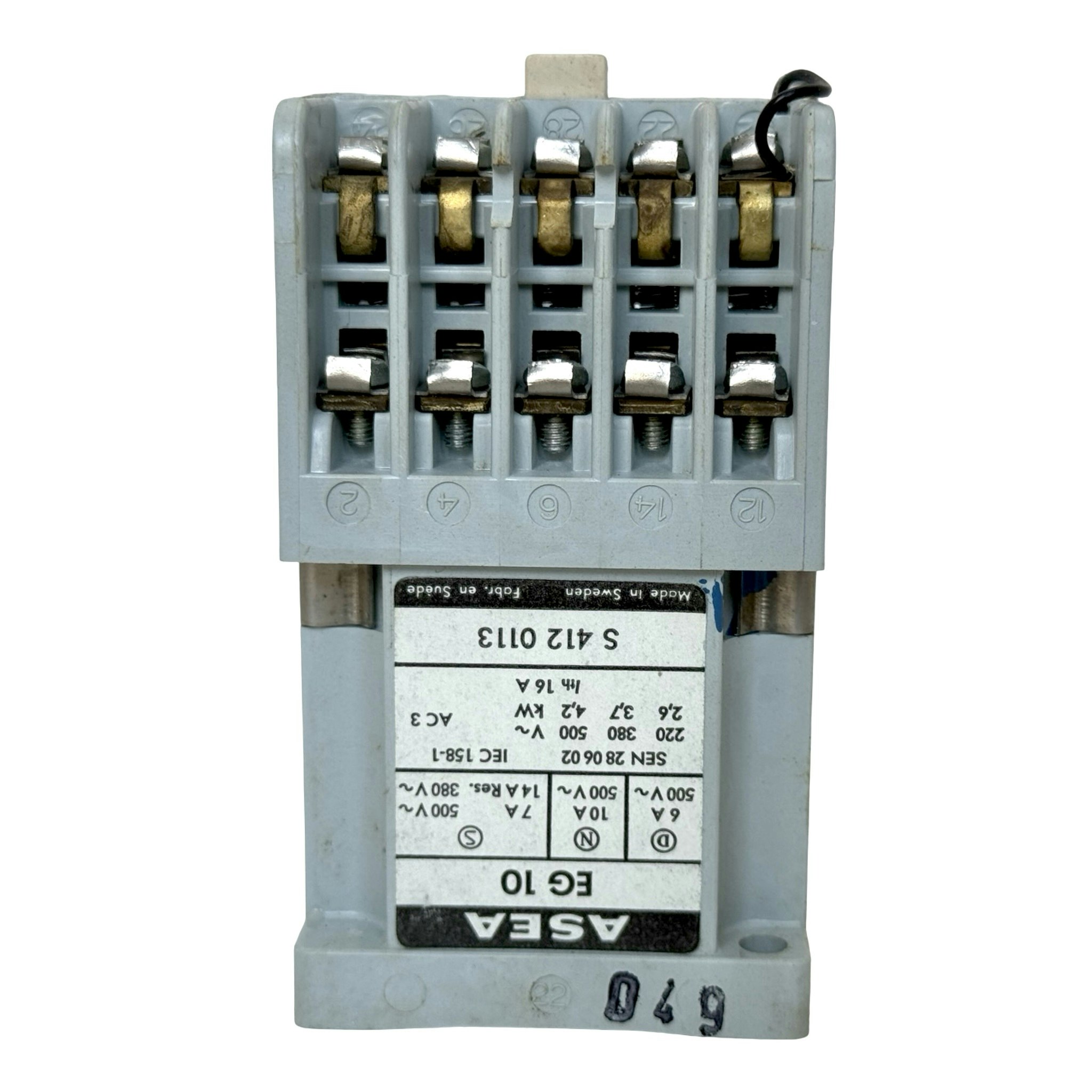ASEA EG 10 S4120113 Kontaktor