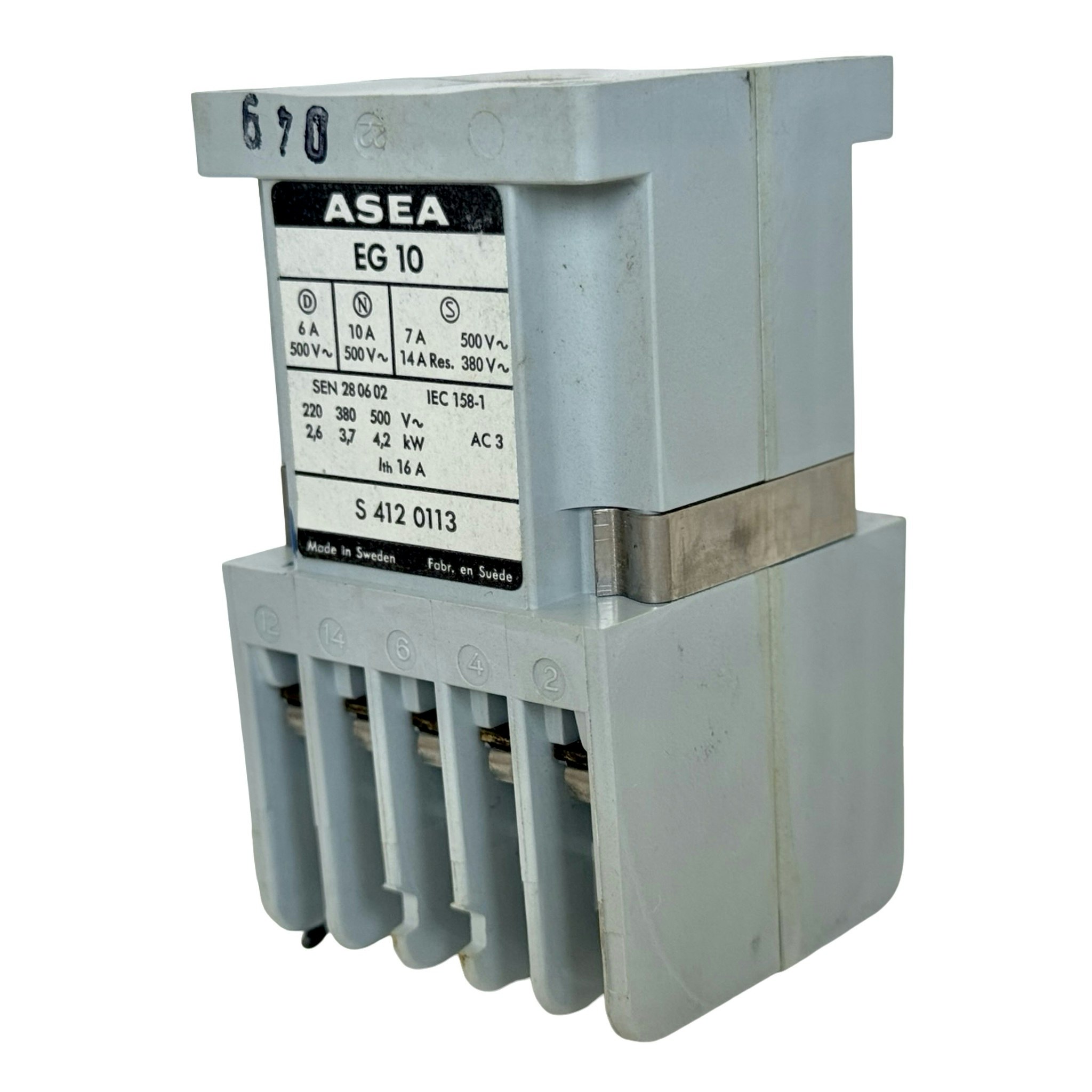 ASEA EG 10 S4120113 Kontaktor
