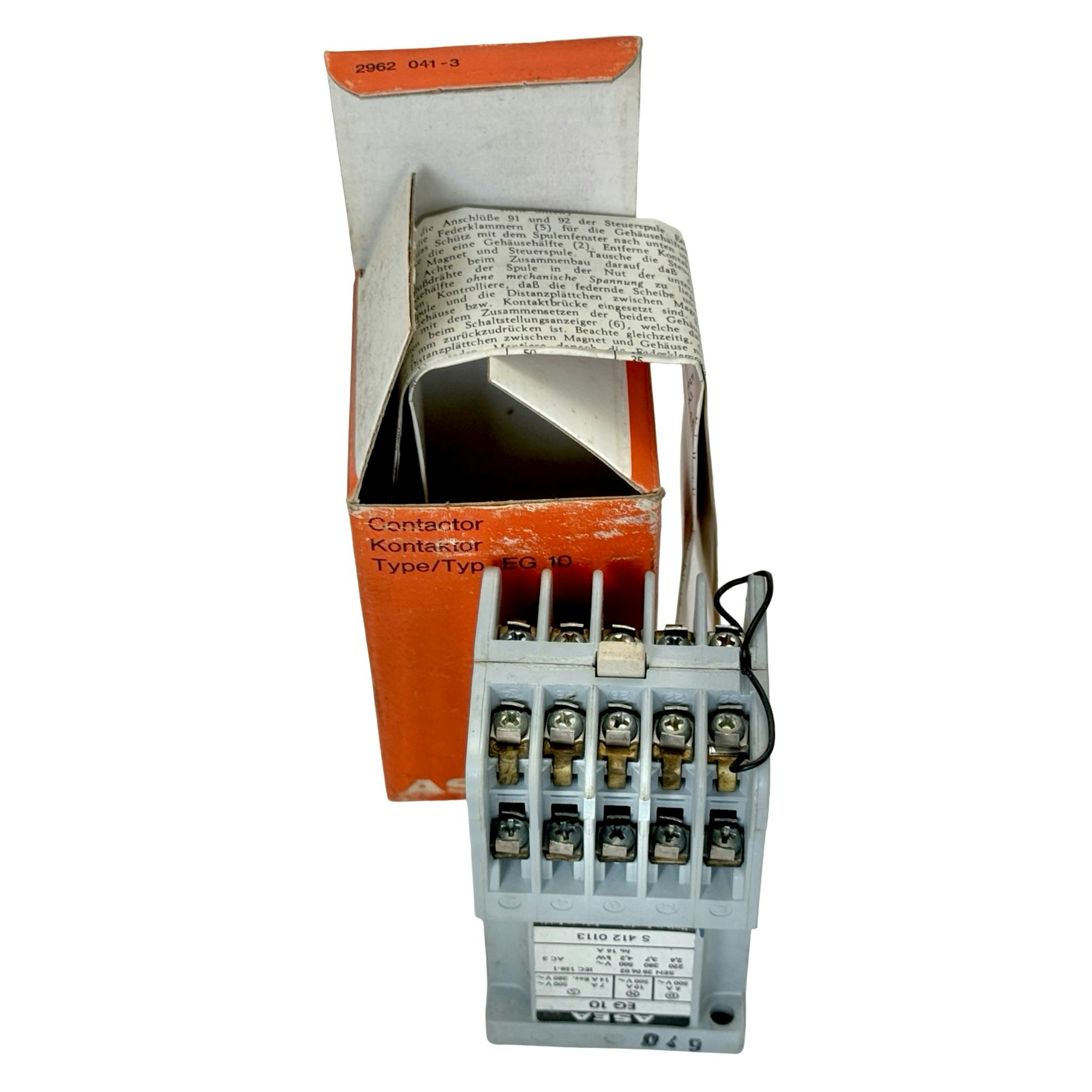 ASEA EG 10 S4120113 Kontaktor