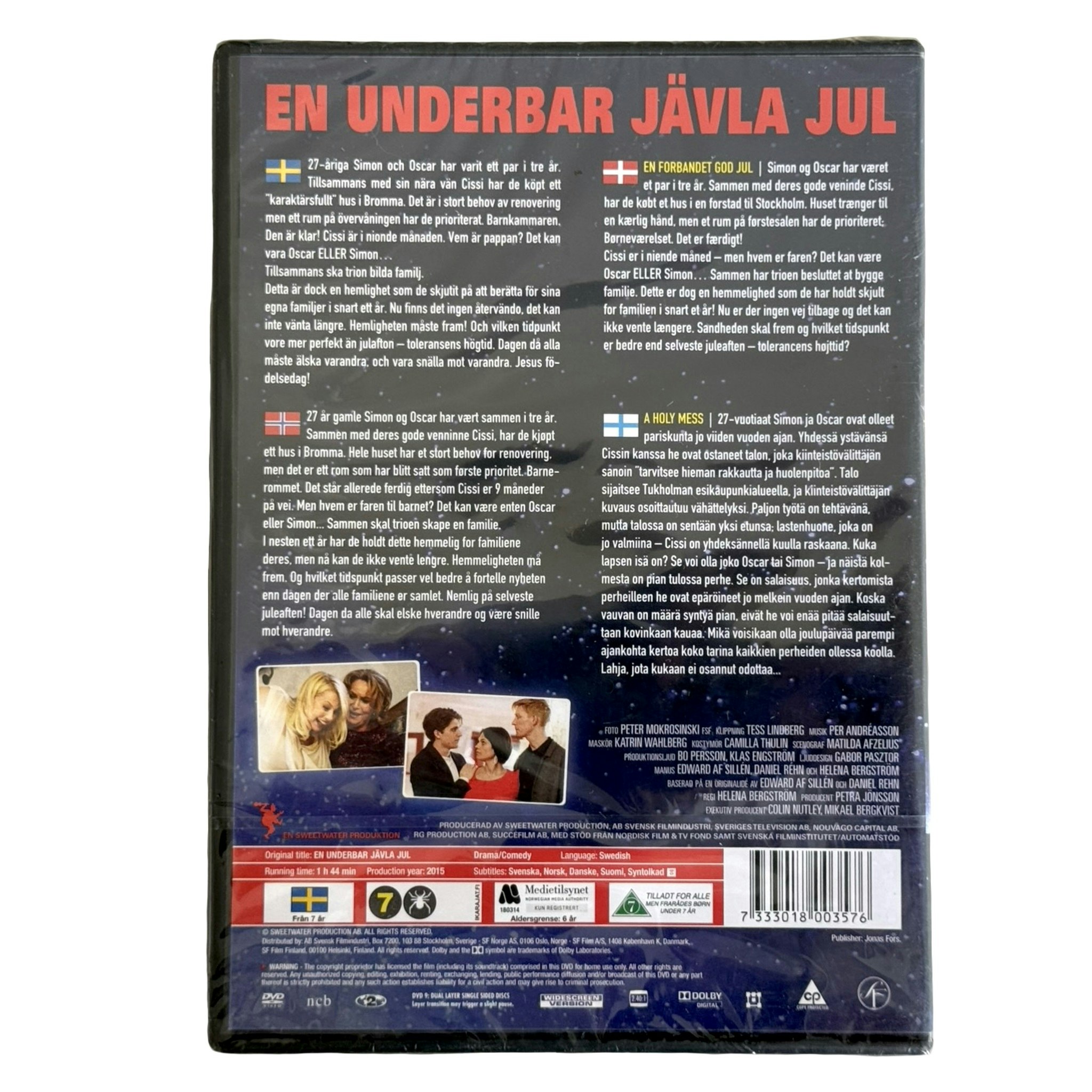 En underbar jävla jul, Inplastad DVD Ny