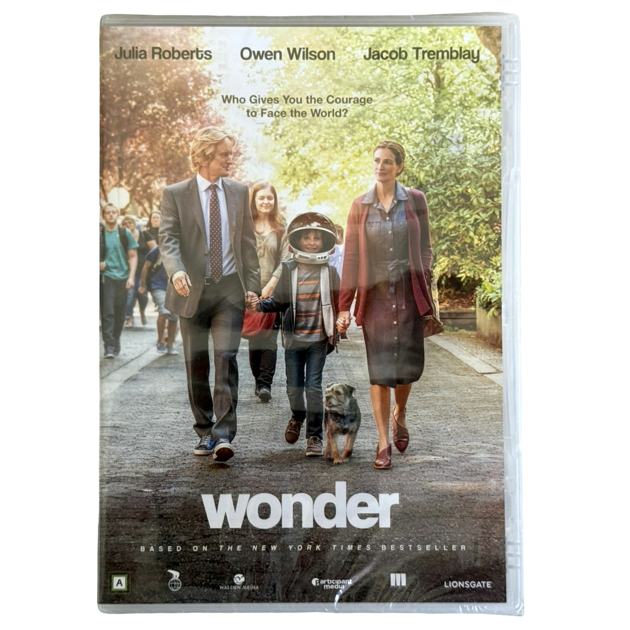 Wonder, Julia Roberts, Owen Wilson, Inplastad DVD Ny