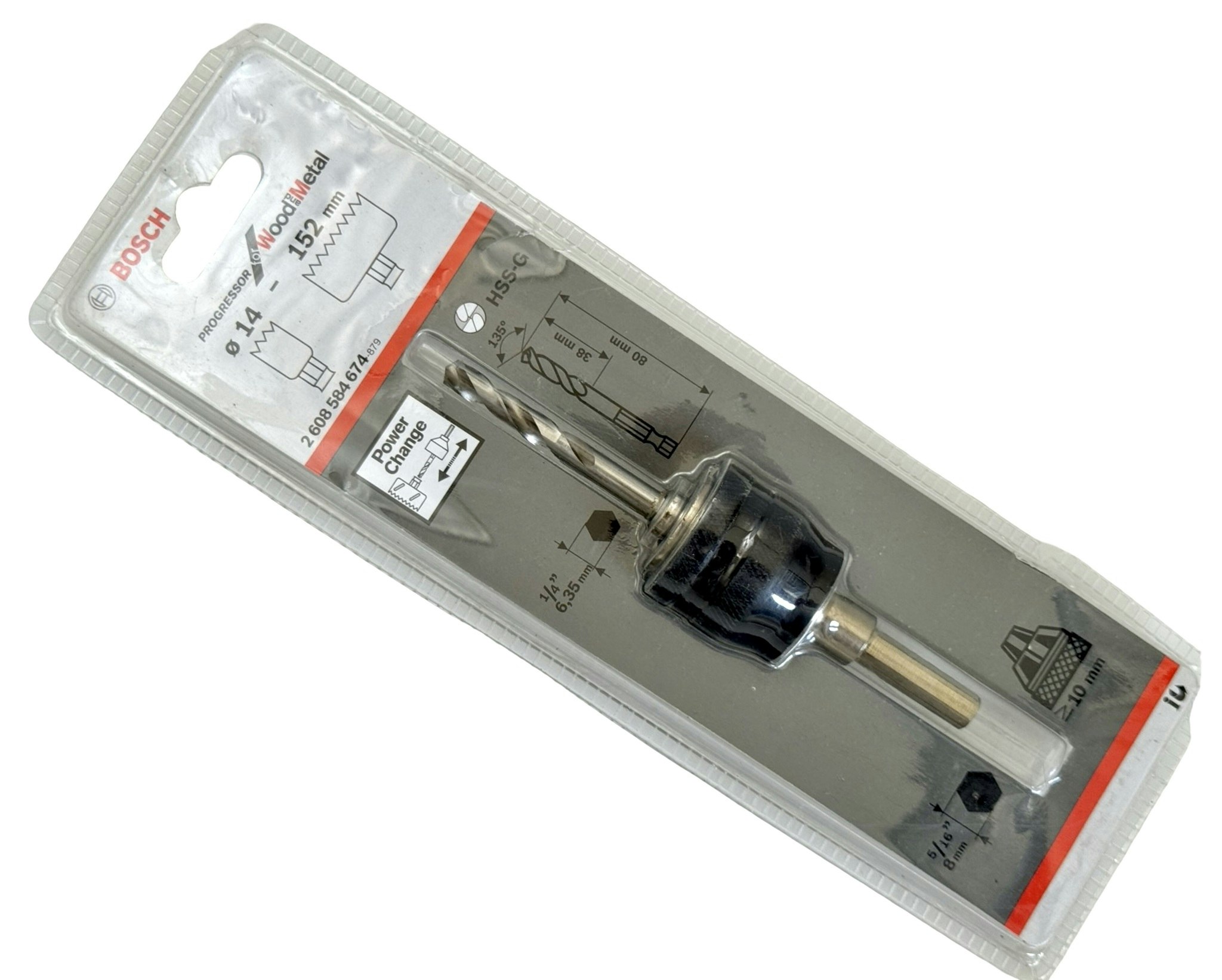 Bosch 2608584674 - Växel adapter 8 mm HSS.G