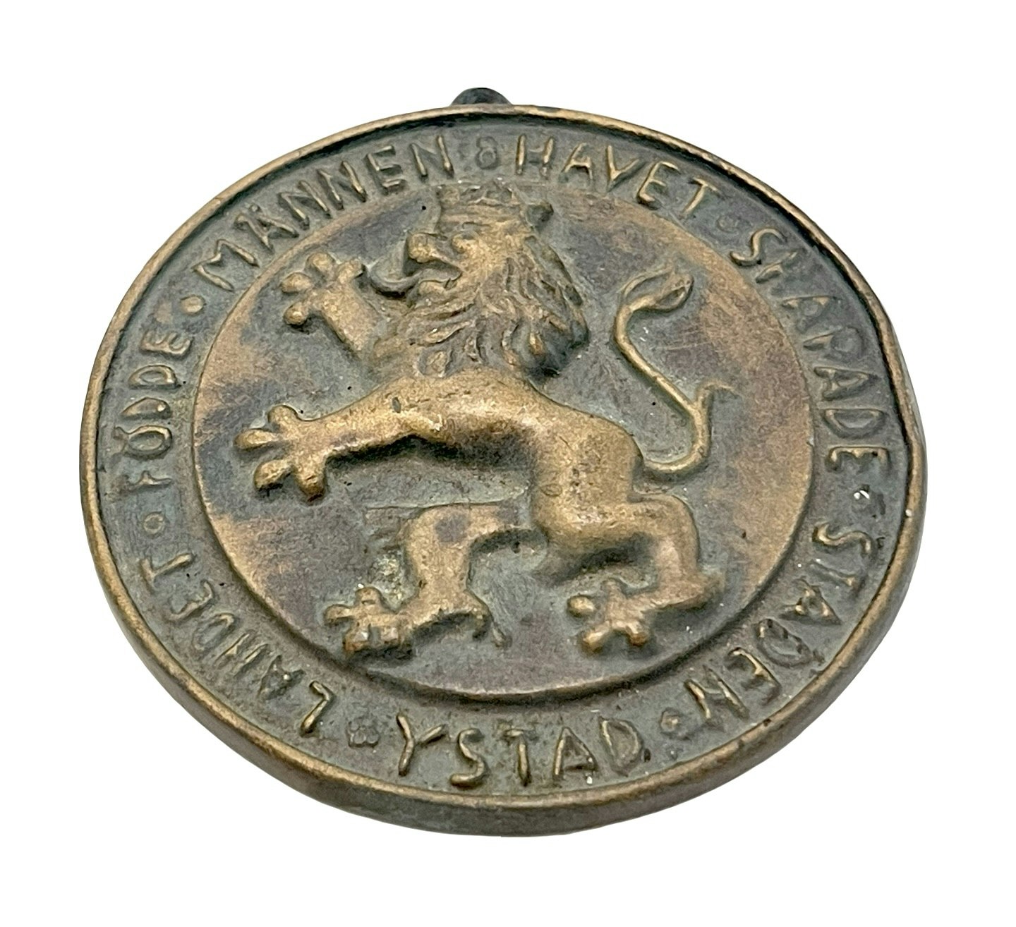 MEDALJ, "Landet födde männen-Havet skapade staden" Ystad