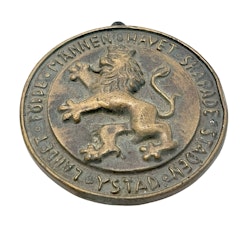 MEDALJ, "Landet födde männen-Havet skapade staden" Ystad