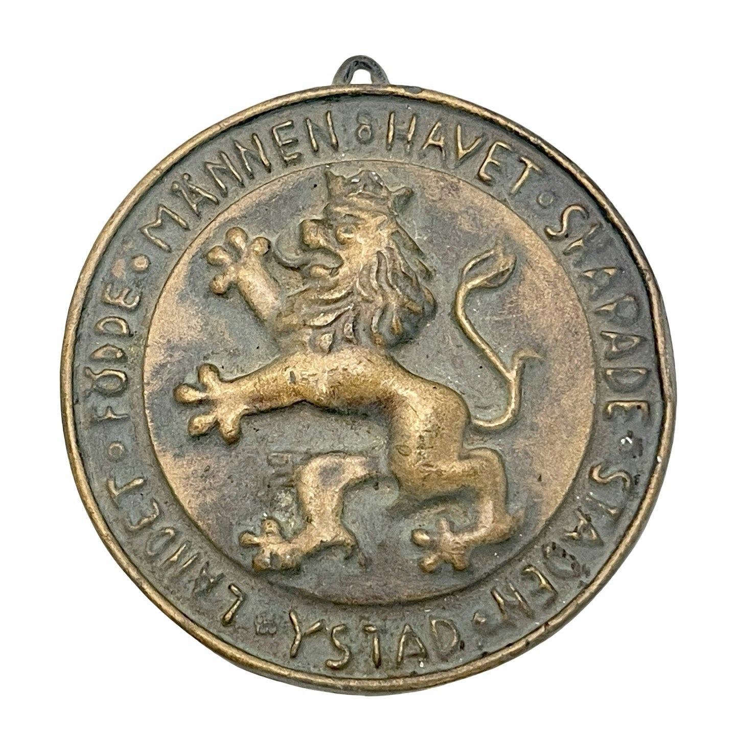 MEDALJ, "Landet födde männen-Havet skapade staden" Ystad