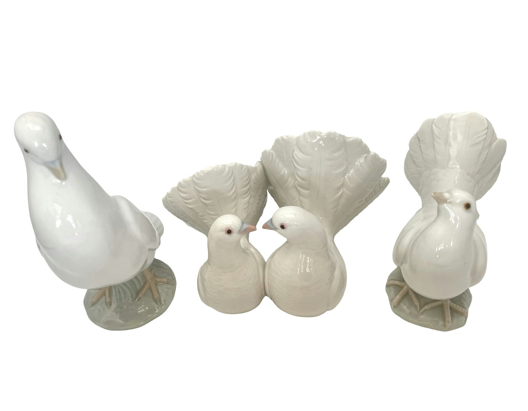 3 st, Lladro duvor porslinsfigurer, Spanien