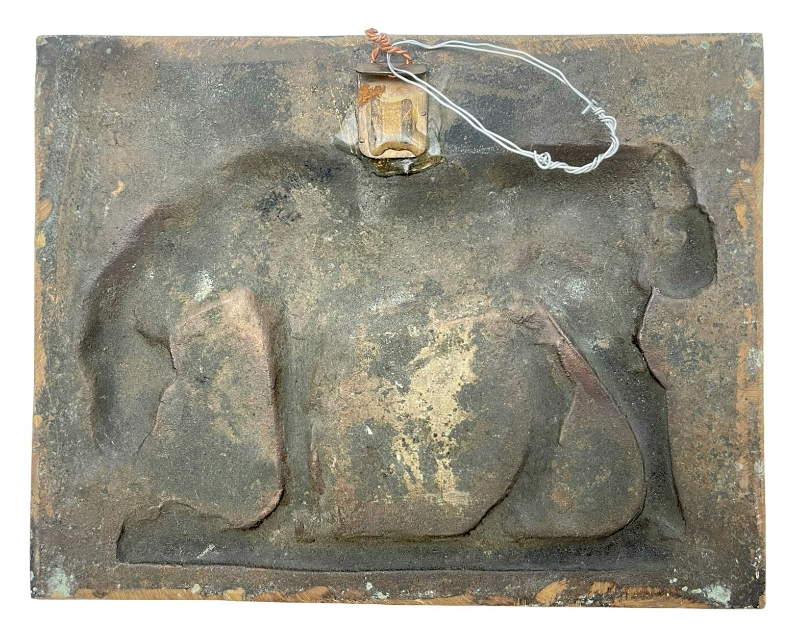 Väggrelief Bronsrelief Scen med hästmotiv, 1800-talet