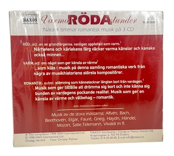 Varma Röda Stunder - 3-CD box med klassisk musik. Inplastad CD Ny