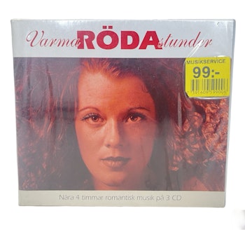 Varma Röda Stunder - 3-CD box med klassisk musik. Inplastad CD Ny