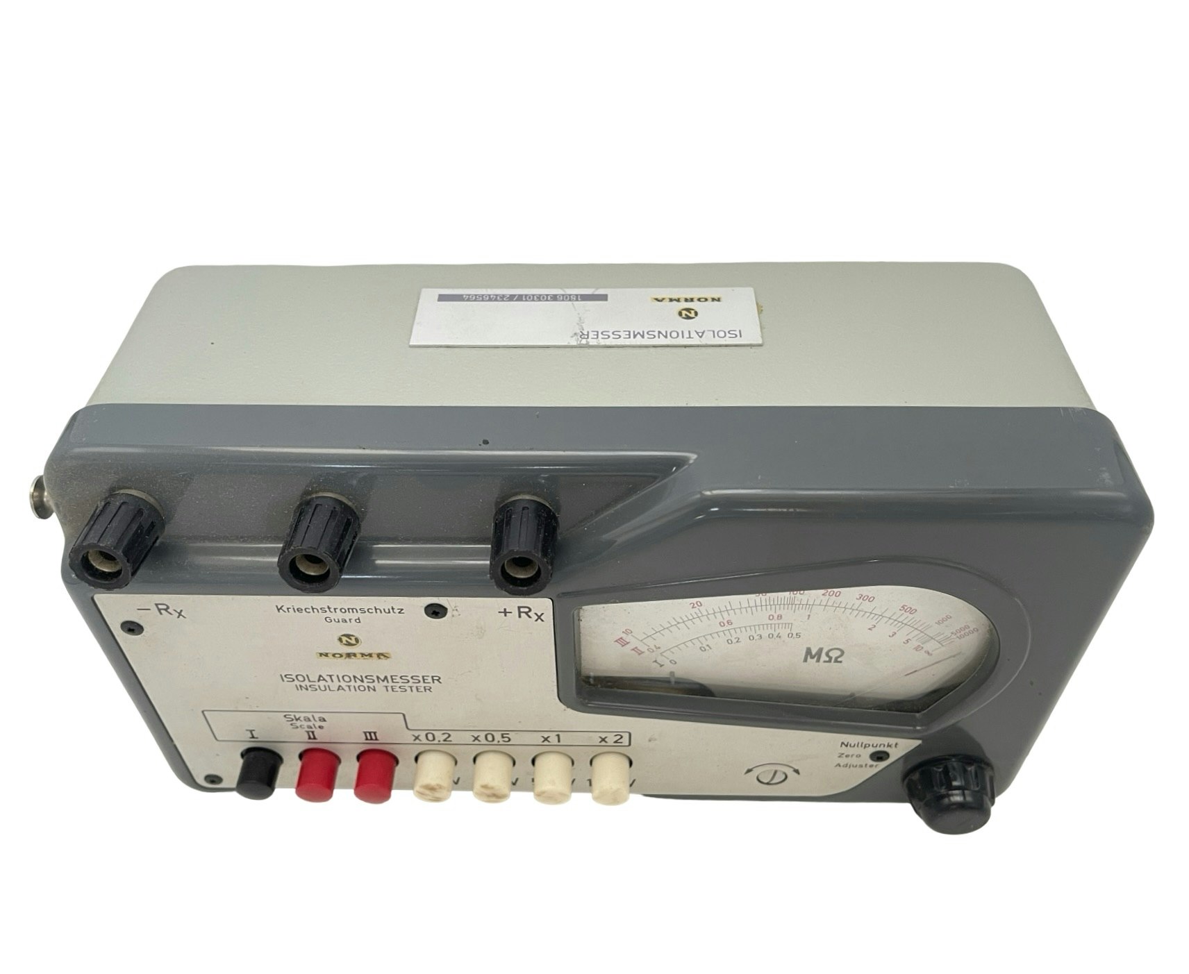 Norma 1806 GB 1 D/E Isolations tester, Tyskland