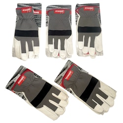 5 pairs of Activewear Work Gloves, Size 9 and 11
