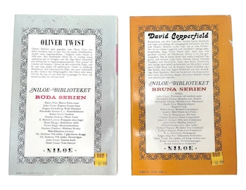 2 BÖCKER - Charles Dickens, Oliver Twist & David Copperfield