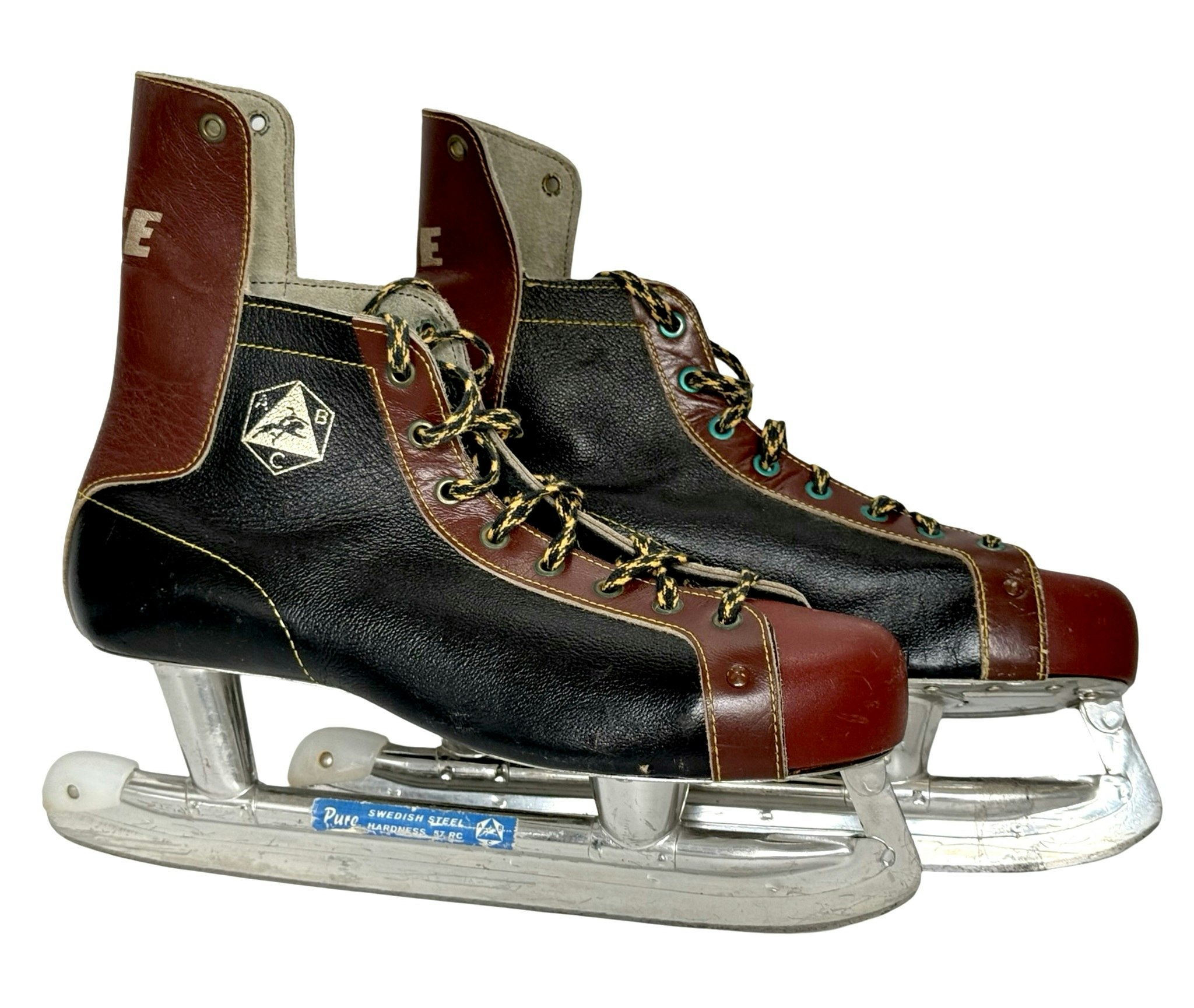 Vintage Skridskor uffe ABC-fabrikerna, Storlek ca 40-42