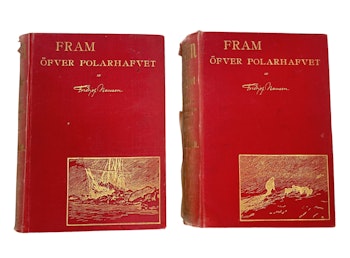 2 BÖCKER, Fram öfver polarhfvet, Fridtjof Nansen, 1897