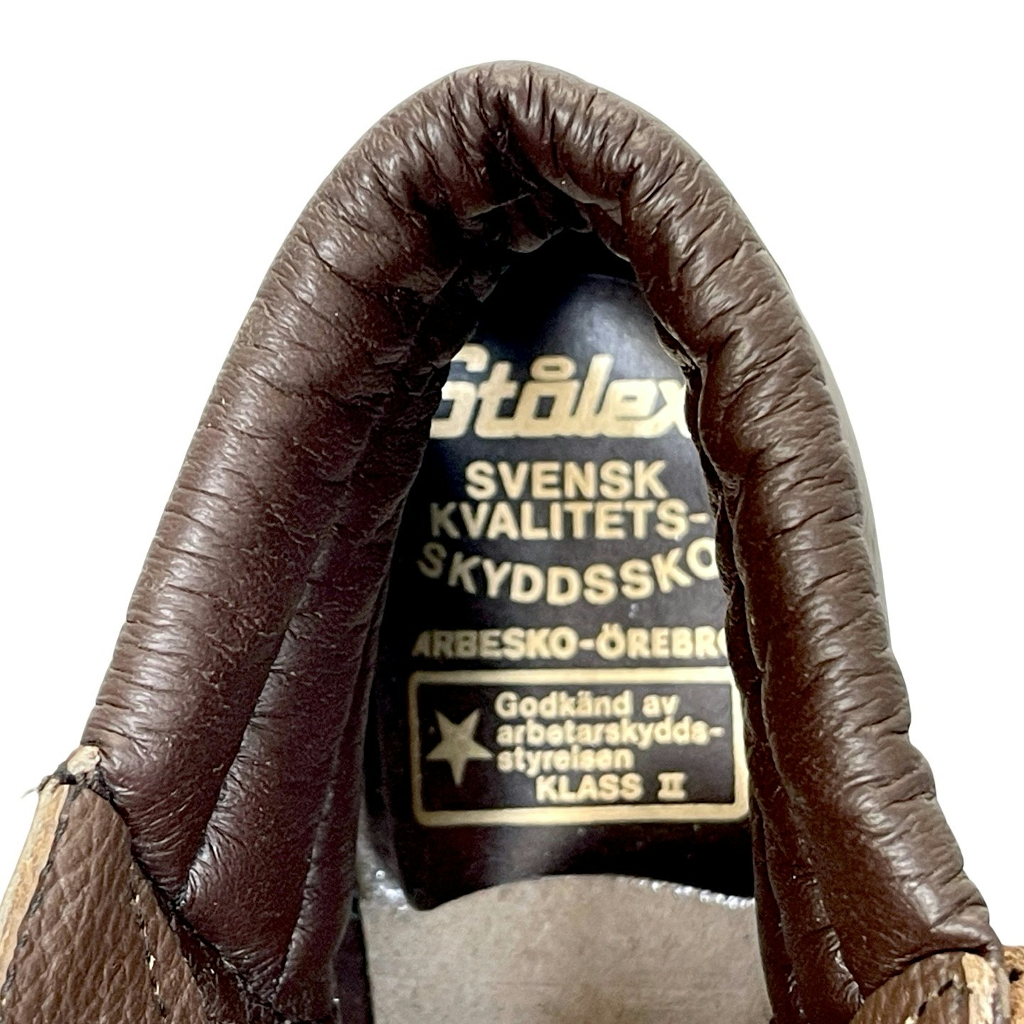 Vintage Stålex Arbetsskor Storlek 43