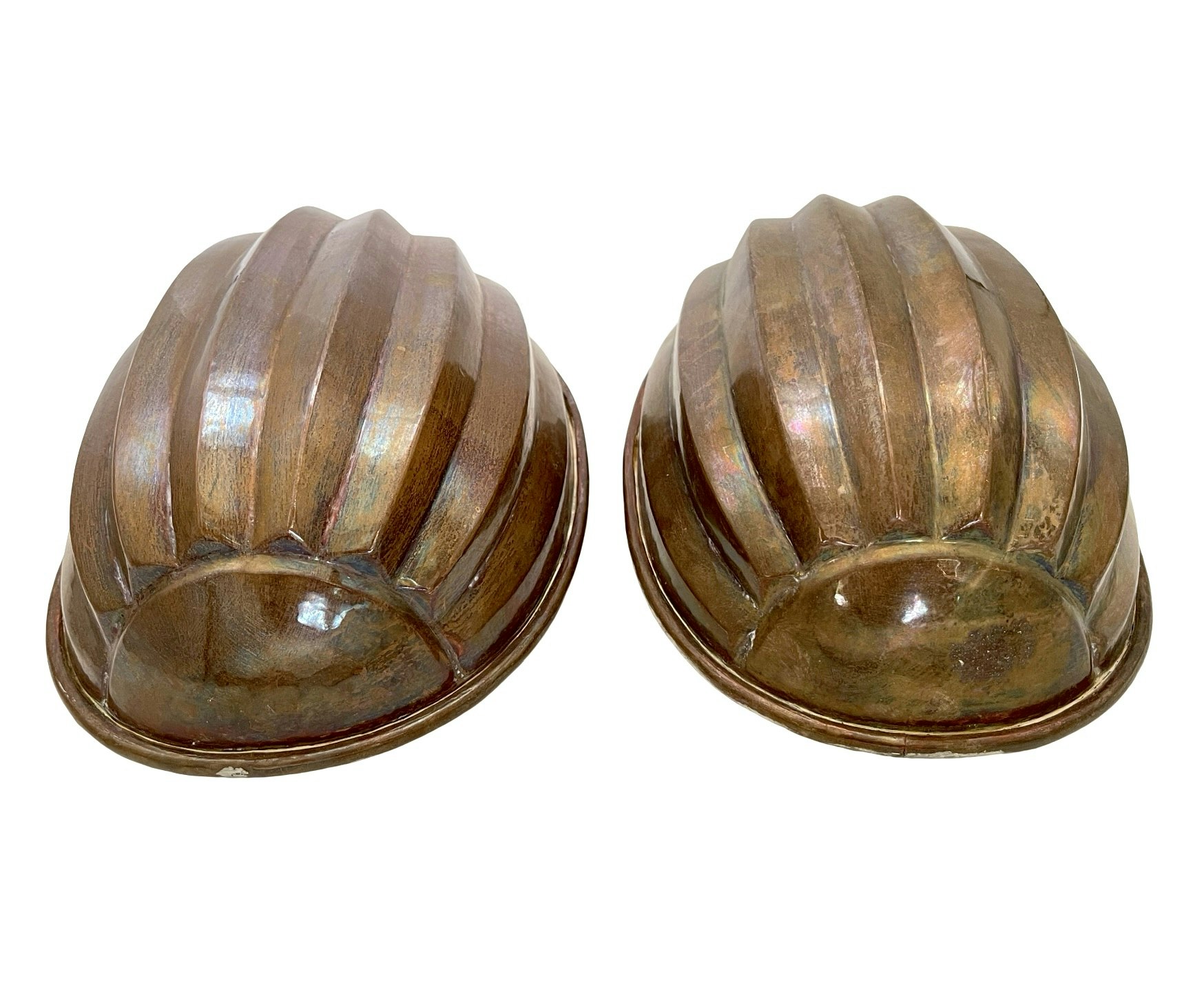 2 st, Antik Aladåbform, koppar 1800-talet