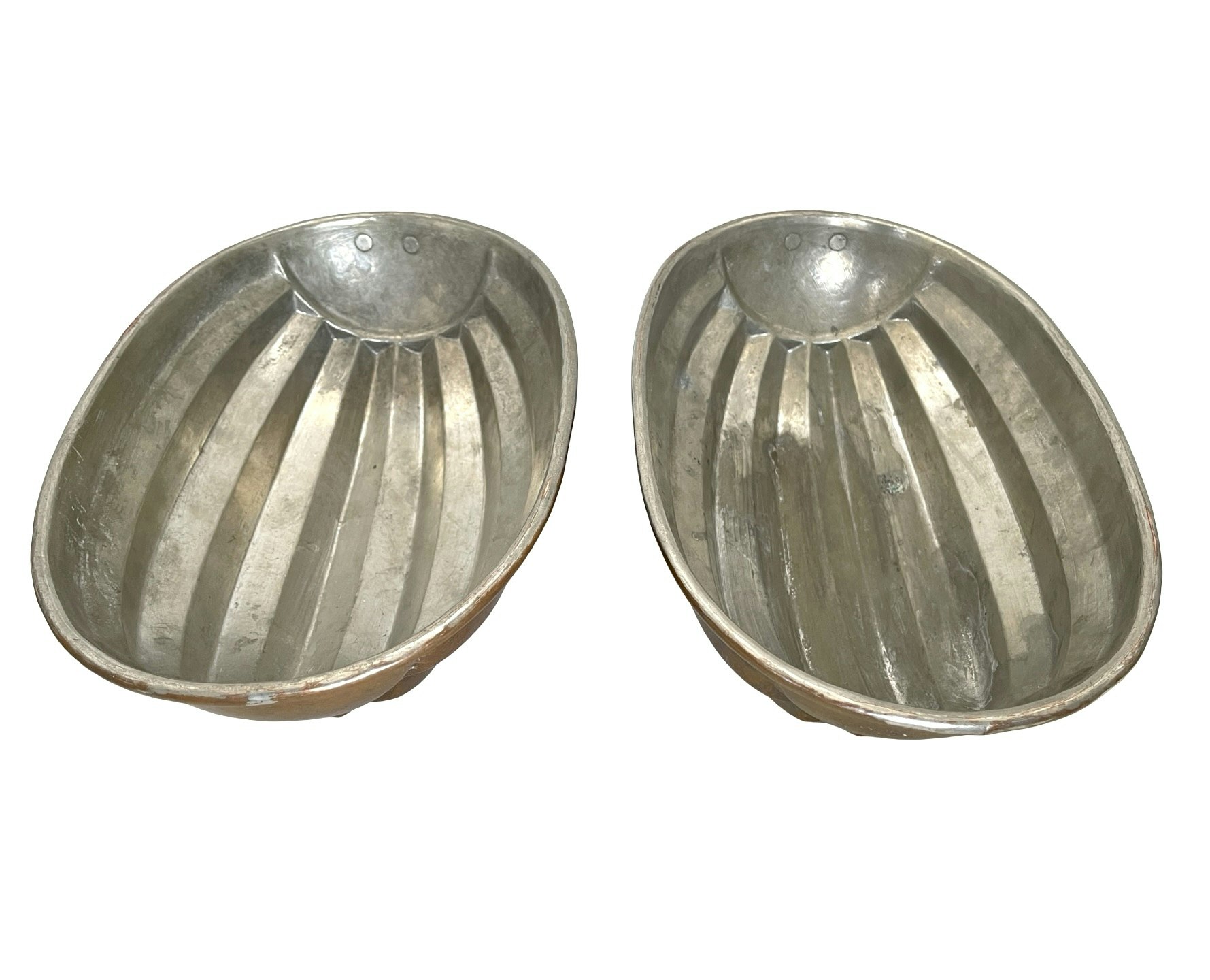 2 st, Antik Aladåbform, koppar 1800-talet
