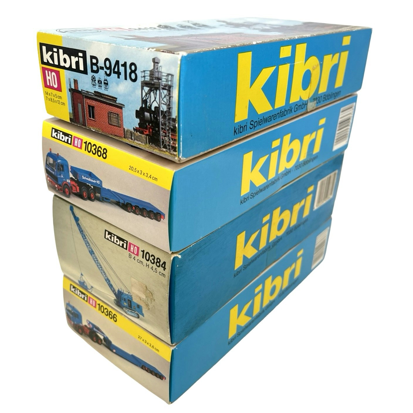 4 Kibri HO skala, Modelljärnväg dekorationer
