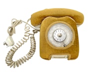 Vintage roterende Teli Televerket telefon