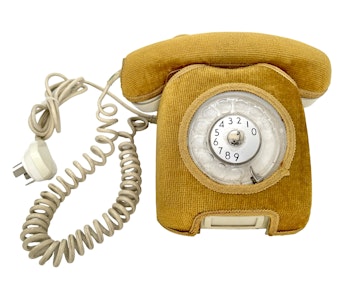 Vintage roterande Teli Televerket Telefon