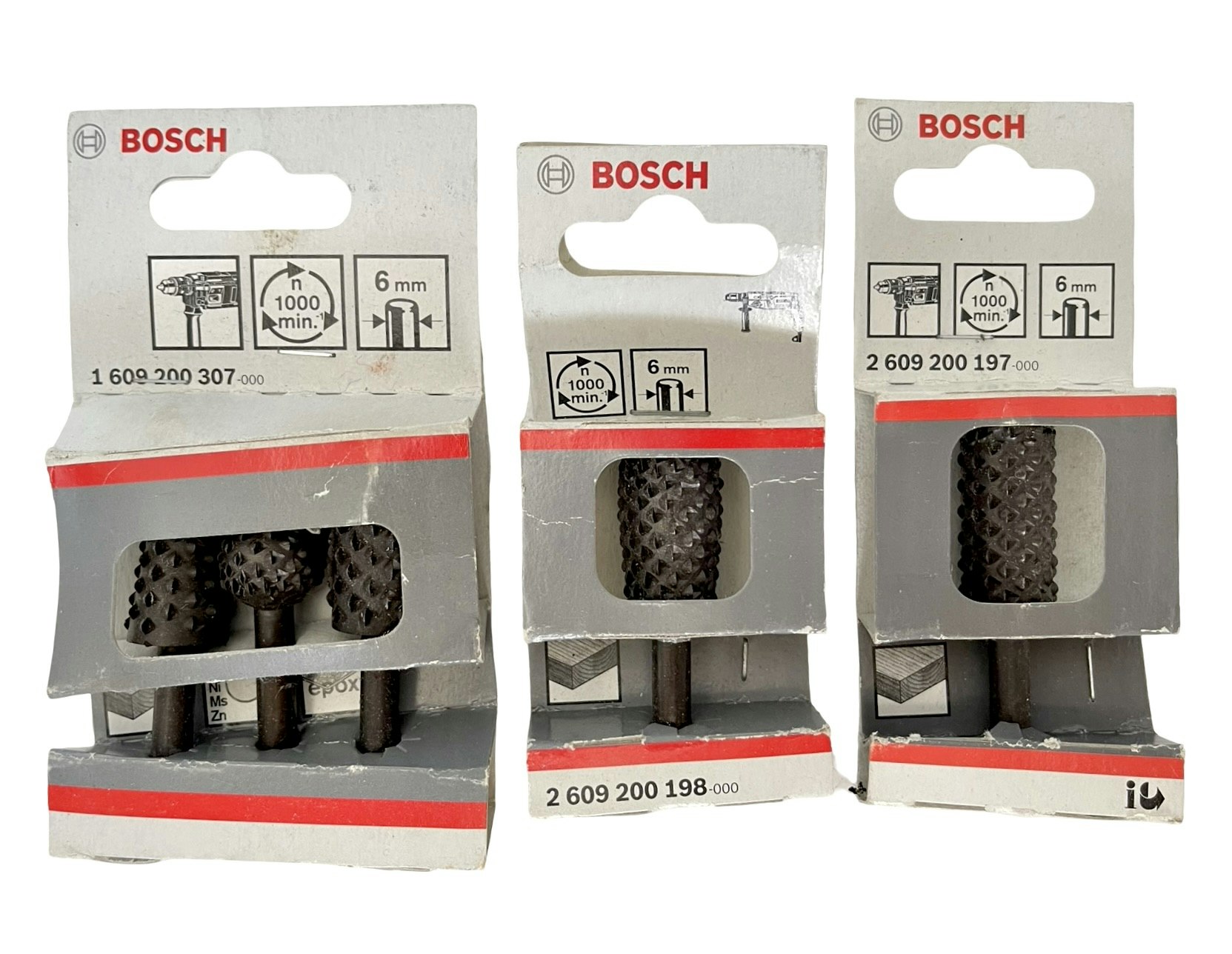 24 st, Bosch Tillbehör, HSS - Borrbitar, Träspiralborr med försänkare borrar m.m.
