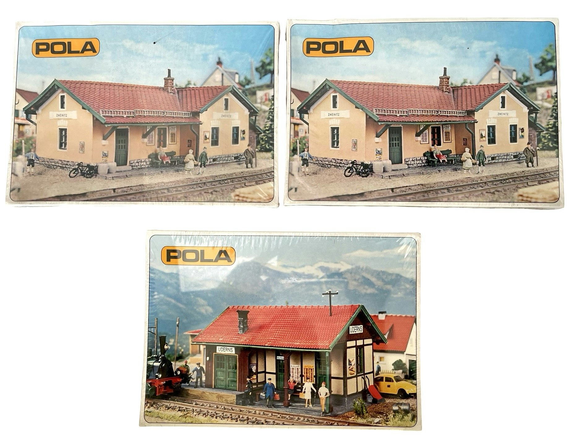7 st, Pola HO skala, Hus & dekorationer, Inplastad, Oanvänt