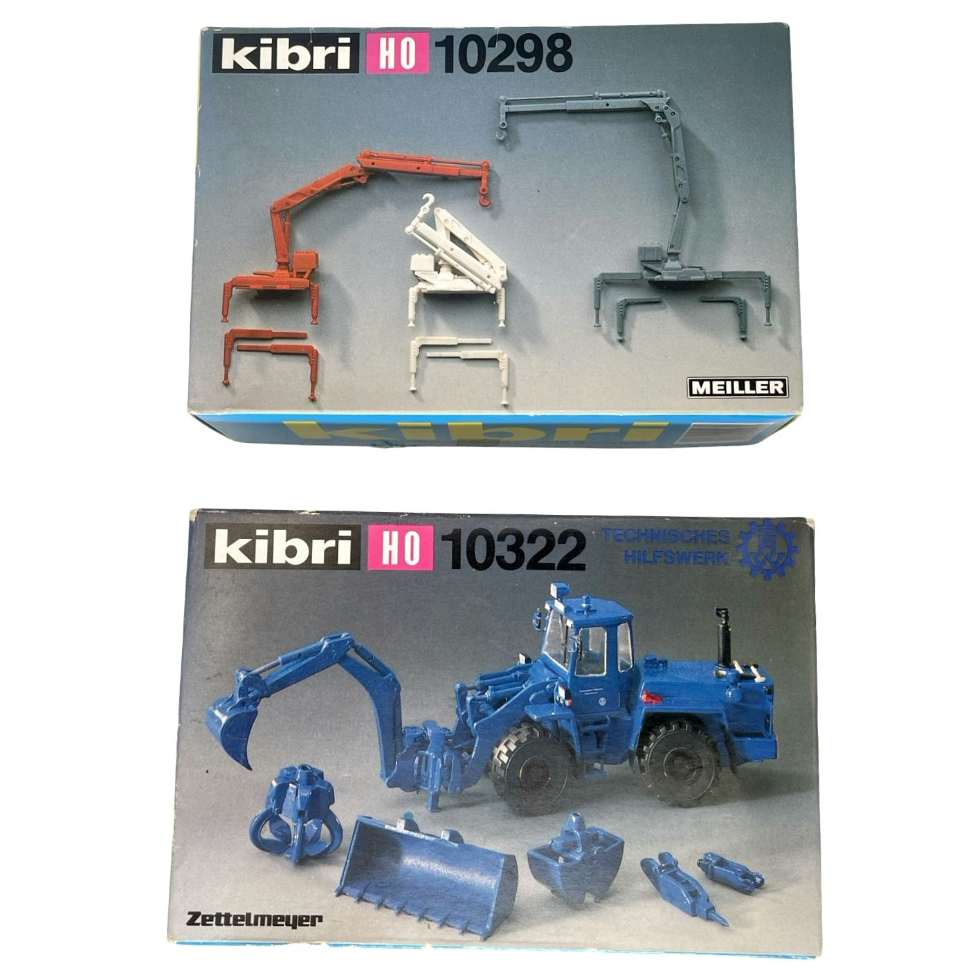 7 st, Kibri HO skala, Bilar & dekorationer