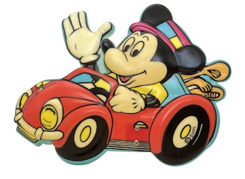 Vintage Musse Pigg med Golfklubbor, Disney lampa