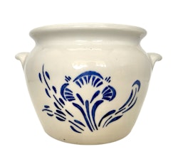 Vaso antico con decorazione floreale blu/bianco, Rörstrand