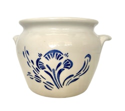 Vaso antico con decorazione floreale blu/bianco, Rörstrand