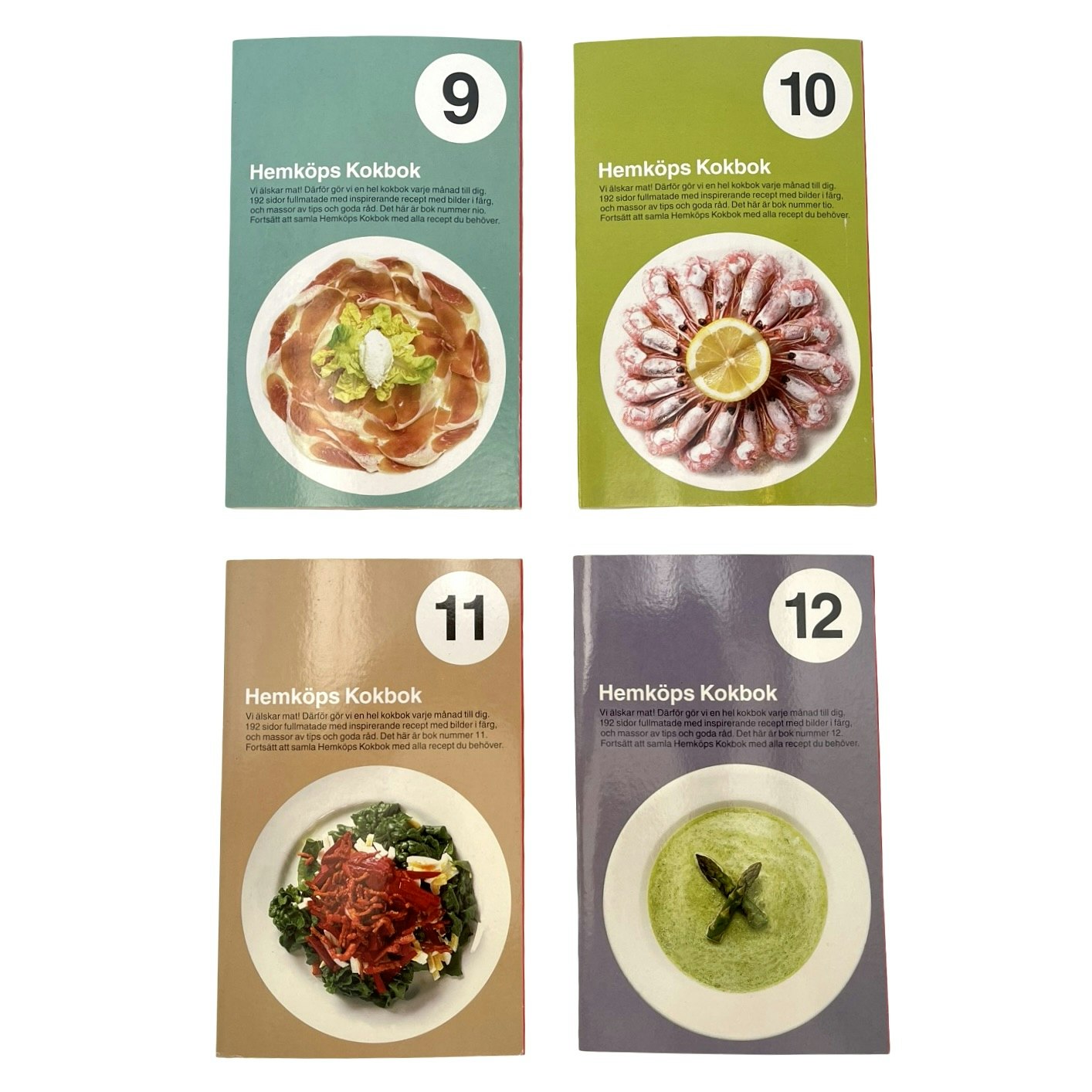 Hemköps kokböcker, Nr 1 - 17