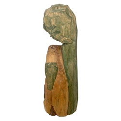 Träsnideri figur / skulptur, Signerad