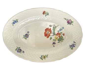 Bing & Gröndahl, Oval Porslin fat, Danmark