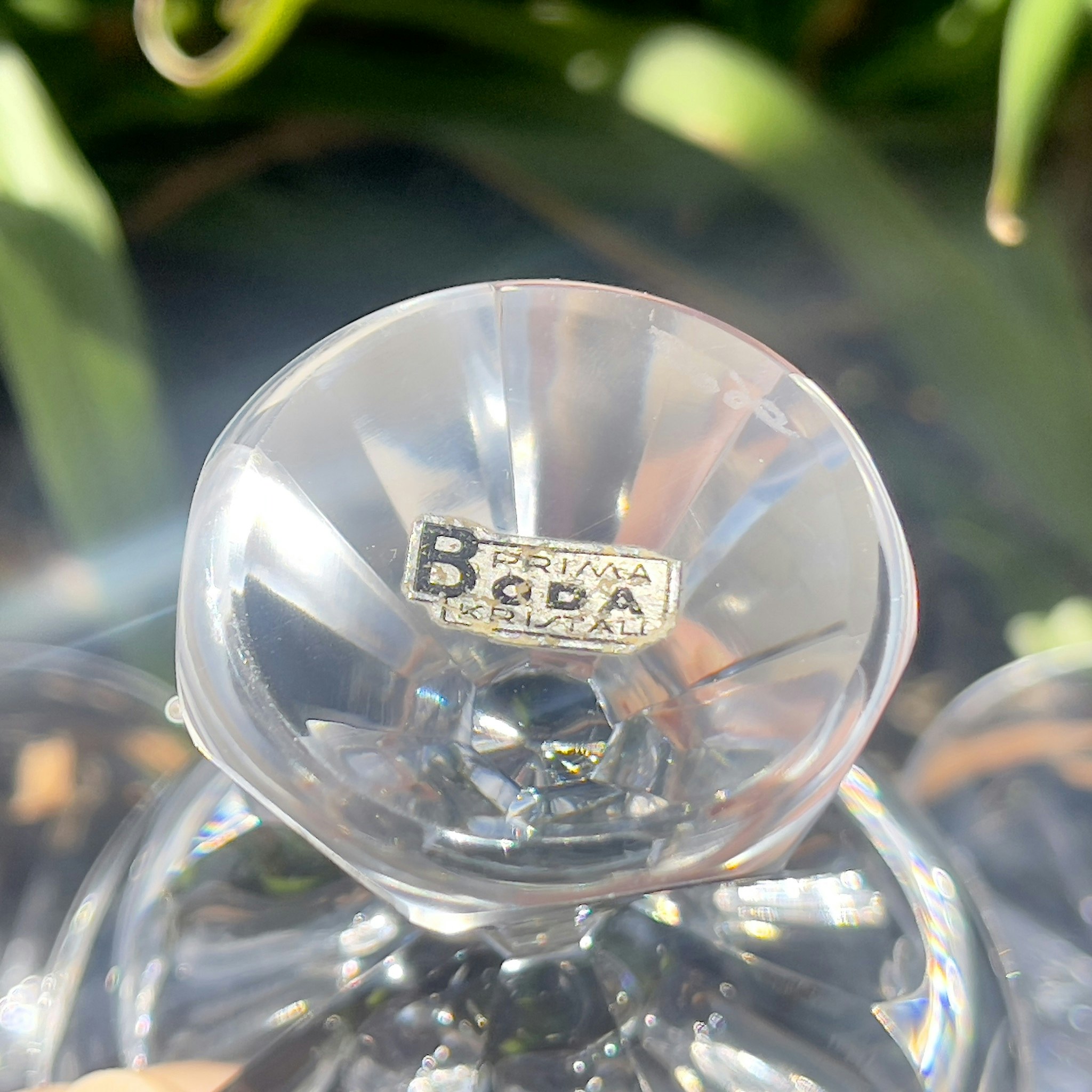 6 st, Likörglas, Art Deco, Boda