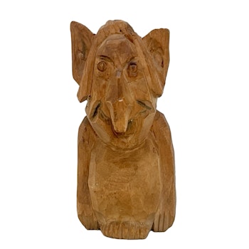 Skulptur, Trä, 1960, Monogramsignerad