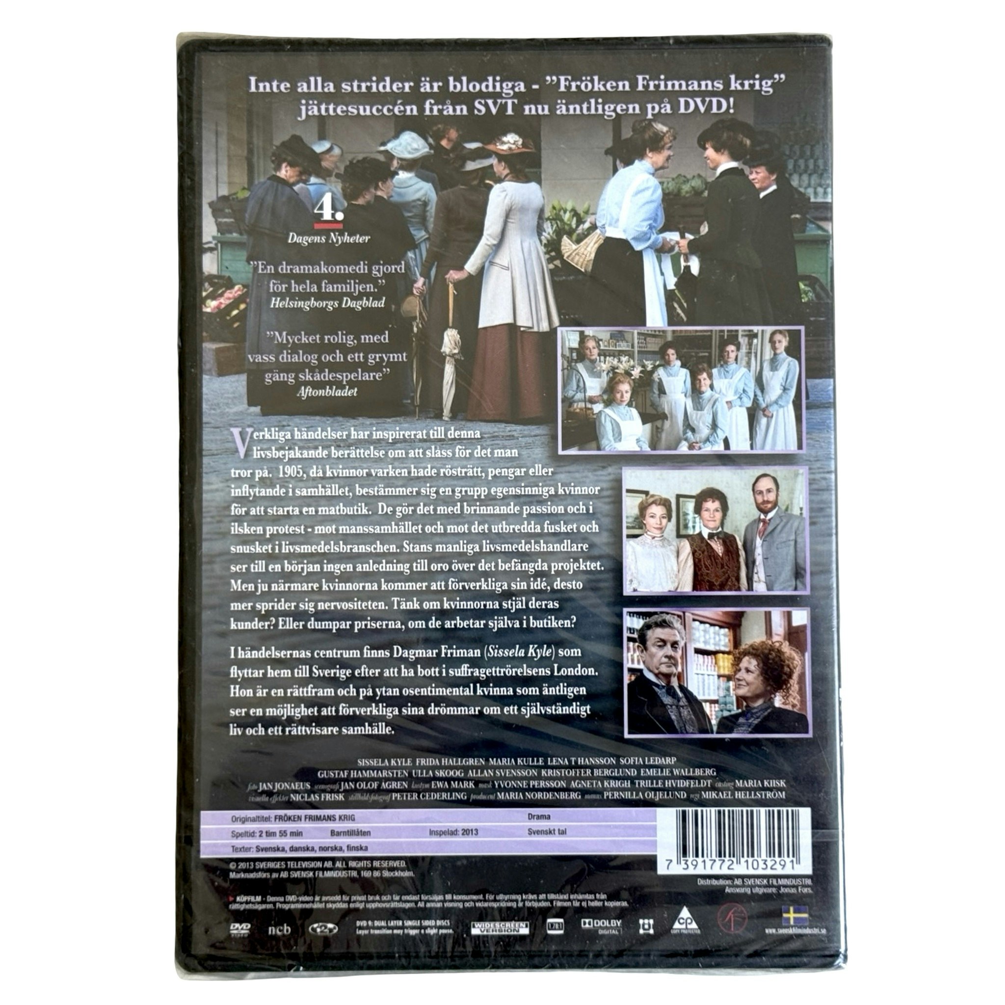 Fröken Frimans Krig - Sissela Kyle. Inplastad DVD Ny