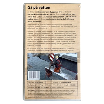 Walking on Water – Filmy dokumentalne, kasety VHS